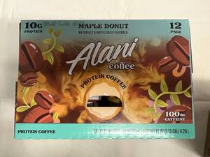 lot 395 image: MM. 12x 12oz Alani Coffee-Maple Donut