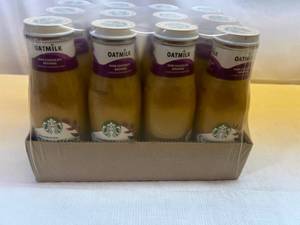 lot 243 image: SSS. 12x 13.7oz Starbuck Frappuccino Oatmilk-Dark Chocolate Brownie