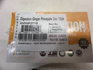 lot 359 image: MM. 10x 2oz Suja Juice Digestion wProbiotics & Vitamin C-Retail $40.00