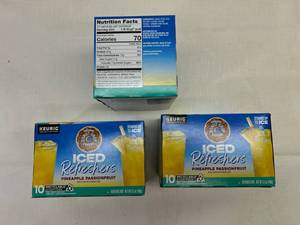 lot 353 image: MM. 3x 10  K- Cups Iced Refreshers-Pineapple Passion Fruit