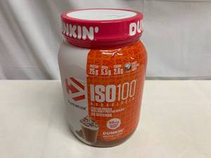 lot 330 image: SSS. 1.4lbs Dymatize ISO 100 Whey Protein Isolate-Dunkin Mocha Latte
