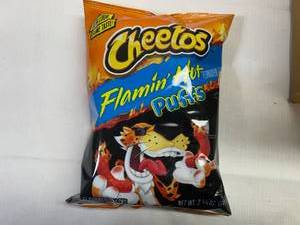 lot 282 image: 20x 2 58oz Cheetos Flamin Hot Puffs