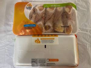 lot 337 image: C. 6lbs Goldn Plump Chicken Drumsticks