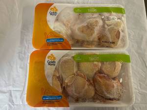 lot 340 image: C. 6lbs Goldn Plump Chicken Thighs
