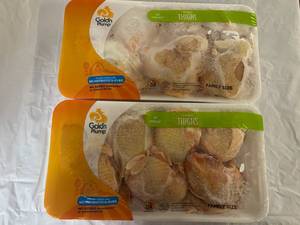 lot 342 image: C. 6lbs Goldn Plump Chicken Thighs