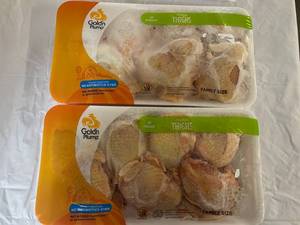 lot 343 image: C. 6lbs Goldn Plump Chicken Thighs