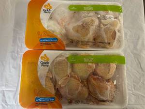 lot 344 image: C. 6lbs Goldn Plump Chicken Thighs