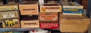 lot 437 image: Vintage Cigar Boxes