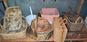 lot 458 image: Wicker Baskets Lot #2