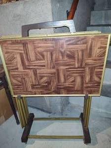 lot 470 image: Vintage TV Trays