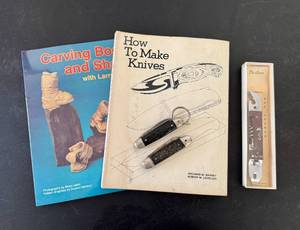 lot 277 image: Pocket Knives and Books
