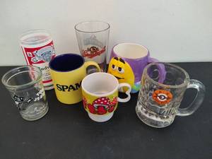 lot 50 image: Variety of Collectible Mugs & Glassware