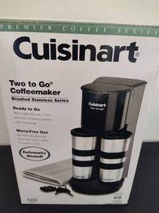 lot 65 image: Cuisinart Two-To-Go Coffeemaker New