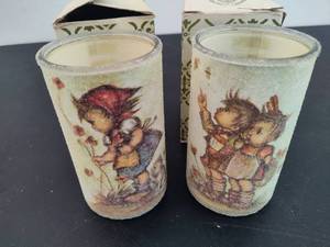 lot 113 image: Vintage Hummel Sugar Frosted Candles