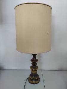 lot 156 image: Heavy MCM Brass Based Lamp