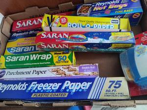 lot 164 image: Lot of Kitchen Assorted Paper Products
