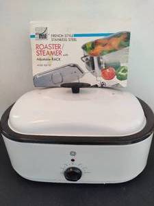 lot 132 image: GE Electric Roaster and RoasterSteamer