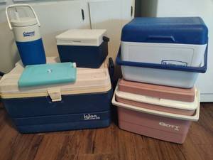 lot 317 image: Lot of Asst Coolers