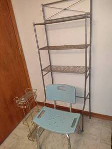 lot 326 image: Bathroom OrganizersBath Chair