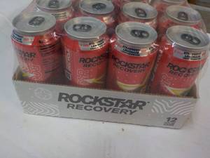 lot 13 image: Rockstar Recovery 12 pack 16 oz can...