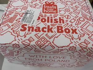 lot 17 image: Polish Snack box, Chocolate, Ginger...