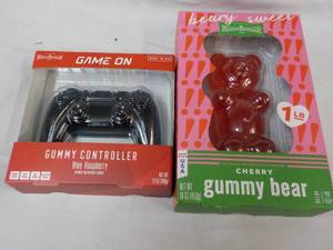 lot 37 image: Cherry Gummy Bear and Blue Raspberr...