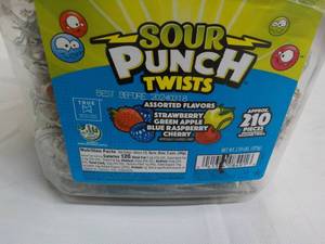 lot 43 image: 210 pcs Sour Punch Twists...
