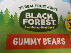 lot 44 image: 12 ct 3 oz Black Forest Gummy Bears...