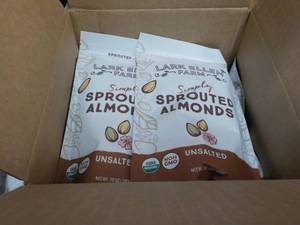 lot 47 image: 6 ct 10 oz Bags Sprouted Almonds...