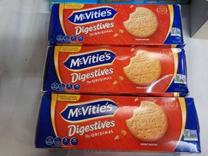 lot 49 image: 3 ct 14.1 oz Boxes McVities Digest...