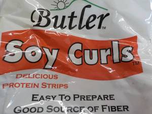 lot 53 image: 4 ct 8 o Bags Butler Soy Curls Prot...