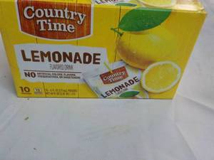 lot 73 image: Country Time Lemonade 10 pouches...