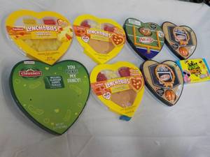 lot 77 image: Lunchables, Gummy Pickles and Candy...