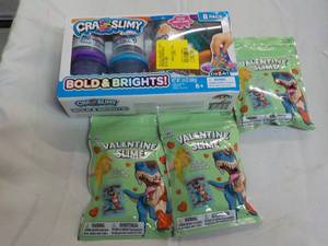 lot 87 image: Cra-Z-Slimy and Valentine Slime...