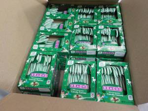 lot 91 image: 30 ct Brachs Wintergreen Candy Can...