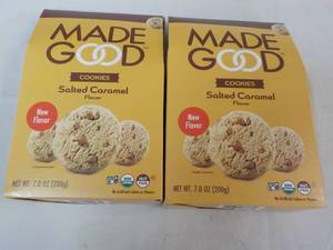 lot 107 image: 2 ct 7 oz Boxes Made Good Cookies...