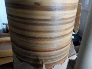lot 166 image: Roll of Washed Oak Linoleum...