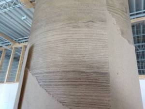 lot 169 image: Roll of Light Oak Linoleum...