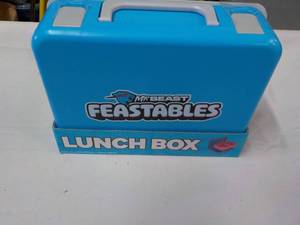 lot 128 image: Mr. Beast Feastables Lunch Box...
