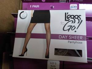 lot 230 image: 17 pair Leggs To Go Day Sheer Pant...