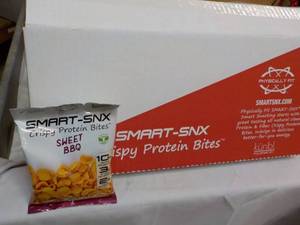 lot 235 image: 4 cases Smart-SNX Sweet BBQ Protein...