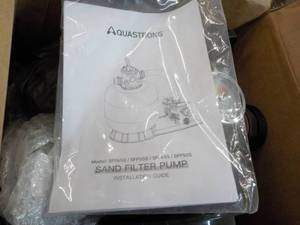 lot 238 image: Aquastrong Sand Filter Pump...