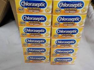 lot 242 image: 12 ct Boxes Chloraseptic Throat Loz...