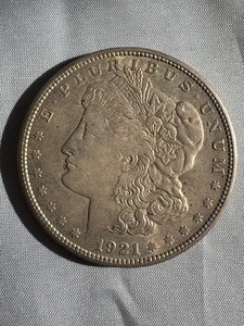 lot 23 image: 1921 MORGAN SILVER DOLLAR - S