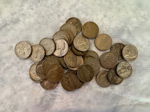 lot 50 image: LOT OF 40 MIXED JEFFERSON NICKLES