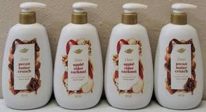 lot 7 image: Dove  (4) 12 FL OZ Bottles  Limited Edition Hand Wash Scents