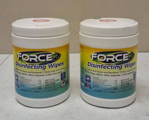 lot 23 image: By 2xl  (2) Pack 2XL Force2  Cleaning Disinfectant Wipes