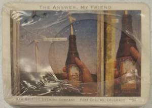 lot 29 image: New Belgium Brewing Company - Old Timer Claims Coaster  Post Cards