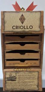 lot 36 image: CAO Criollo Cigar Box with Drawers (Empty) - Wooden - 4 Drawers (View Photos)