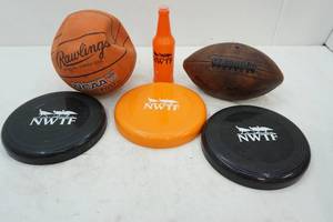 lot 28 image: frisbee & football lot
